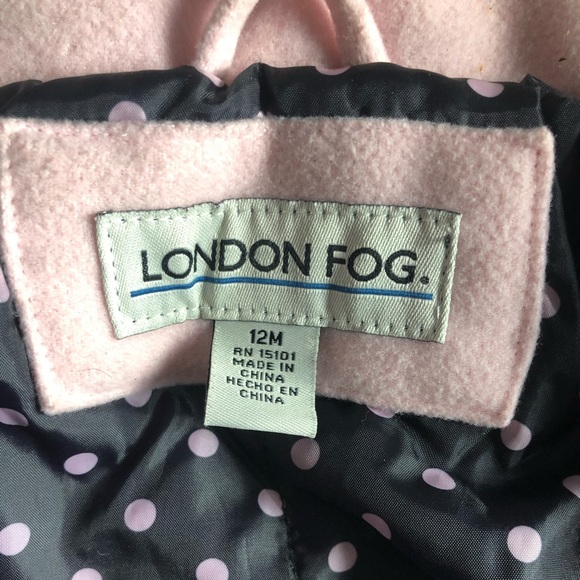 London Fog Pea Coat - Picture 4 of 5